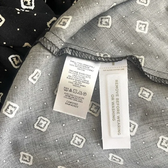 NWOT LOFT black maxi dress size 2 - Picture 5 of 5